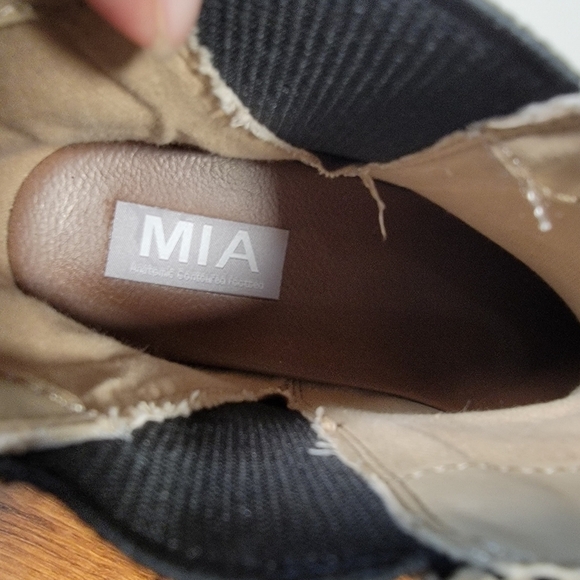 MIA Animal Print Slip on Chelsea Combat Boots Size 7 - Picture 12 of 14